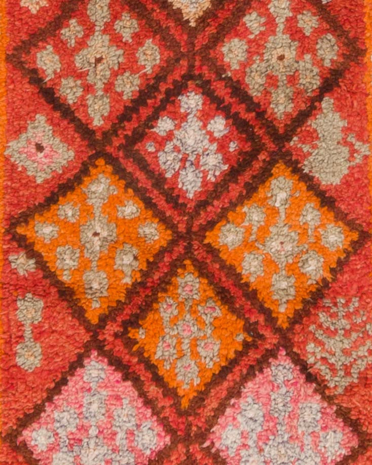 Vintage Turkish Runner Rug 3' 5" x 14' 3", 41 in. x 171 in.