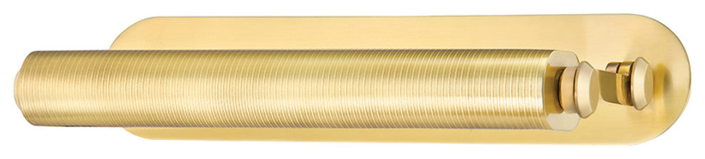 Stockport 2-Light LED Picture Light, Aged Brass Finish