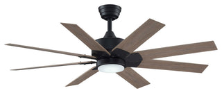 Fanimation Levon Custom-KIT-52-LK Levon Custom 52" 8 Blade Indoor - Black /