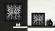 Octopus Animal Black Canvas Print, Custom Picture Frame, 20"x20"