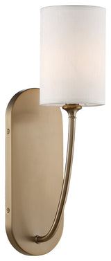 Crystorama PRE-461-VG, 1-Light Wall Mount, Vibrant Gold