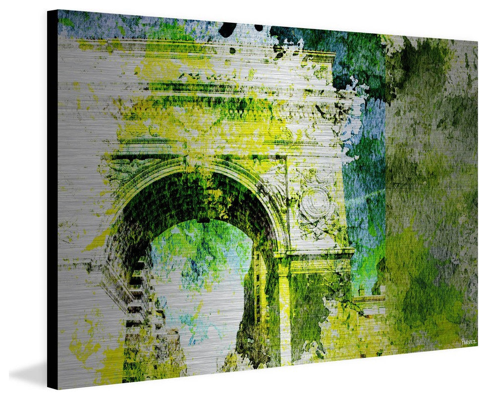 "Waverly Pl" Print on Brushed Aluminum, 60"x40"
