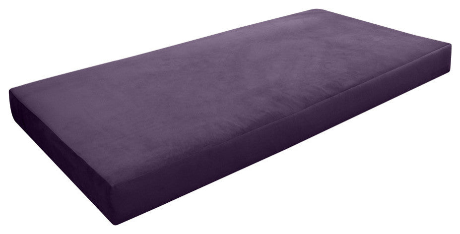 Knife Edge 8" Twin Size 75x39x8 Velvet Indoor Daybed Mattress |COVER ONLY|-AD339
