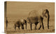 "African Elephant Mother And Calf, Kenya - Sepia" Artwork, 18" x 12"