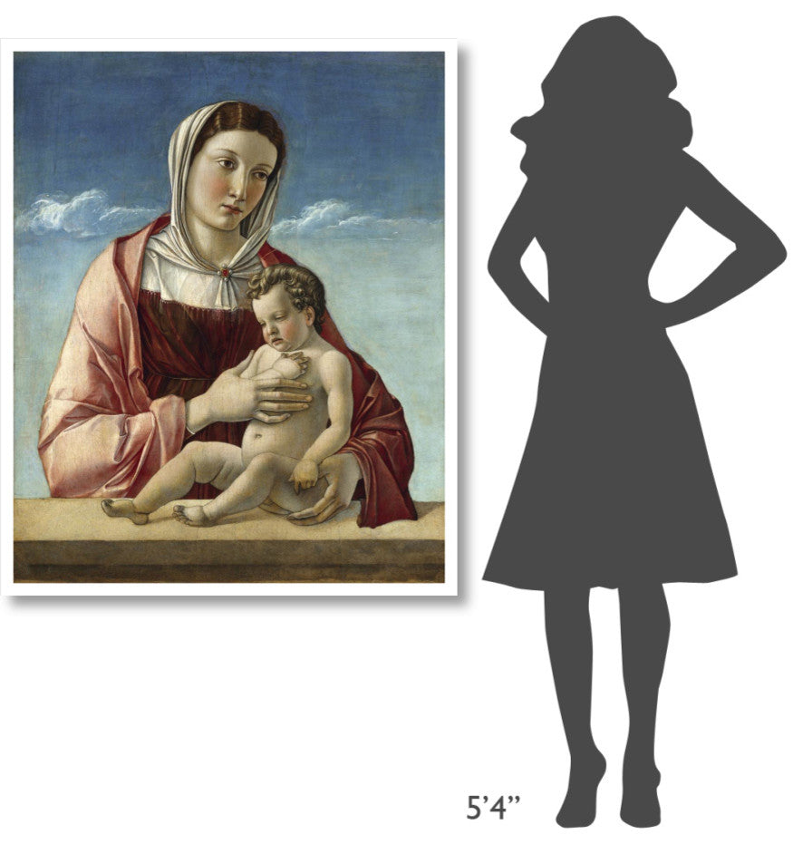 "Madonna and Child - Madonna Frizzoni" Print by Giovanni Bellini, 38"x46"