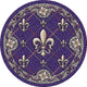 Drop-In Fleur de Lis Vinyl Swimming Pool Mat, 59" X 59"