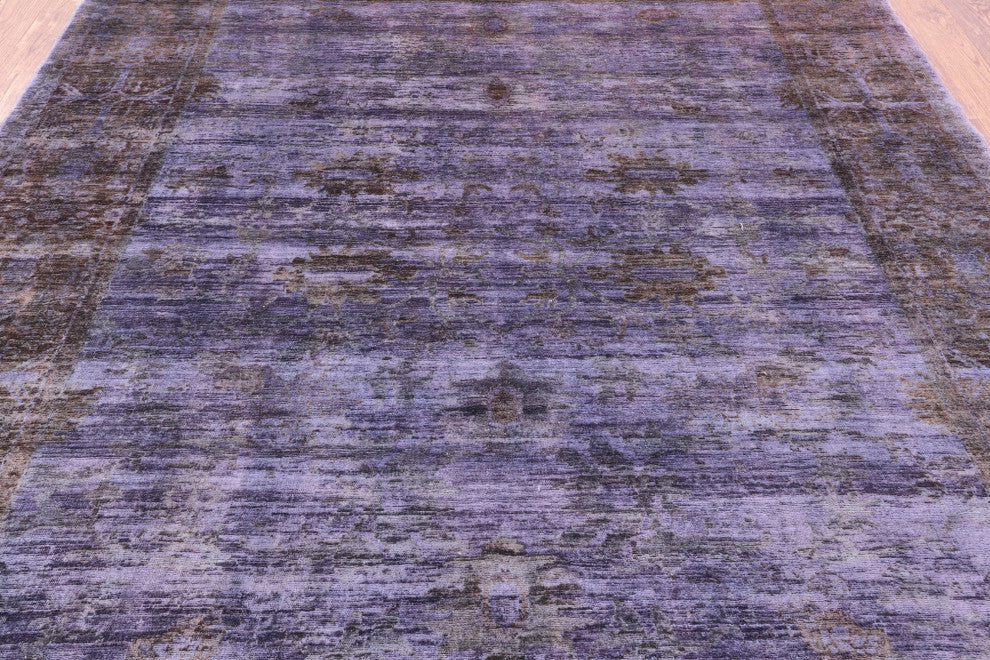 8' 1" X 9' 10" Full Pile Overdyed Hand Knotted Rug - WR1430