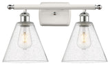 Innovations 516-2W-WPC-GBC-84-LED 2 Light Vanity Light, White, Polished Chrome