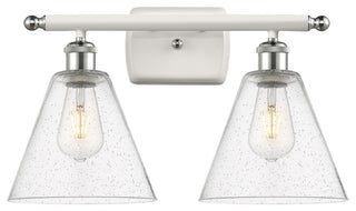 Innovations 516-2W-WPC-GBC-84-LED 2 Light Vanity Light, White, Polished Chrome