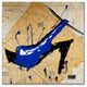 ''Blue Heel'' Canvas Art by Roderick Stevens