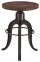 Paxton Adjustable Recycled Teak Bar Stool