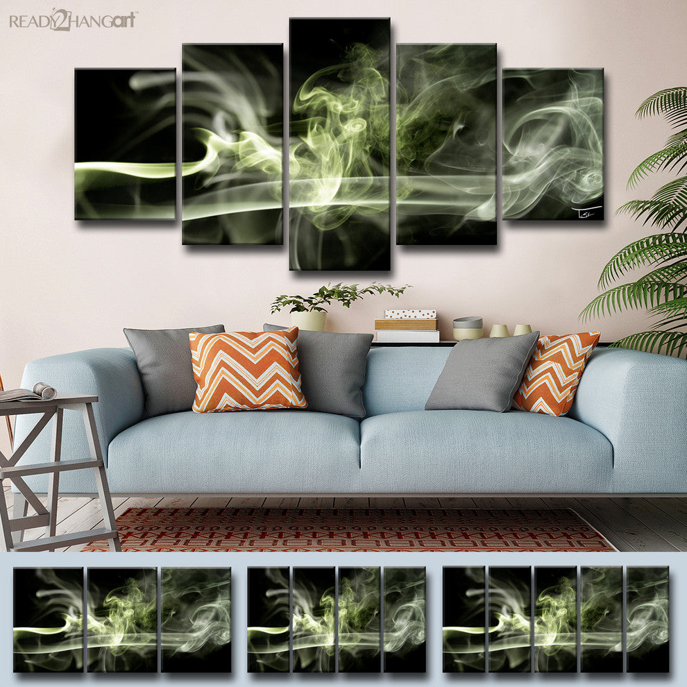 Ready2Hangart  ''Glitzy Mist Xxxii'' By Tristan Scott Canvas Art Set, 12" H