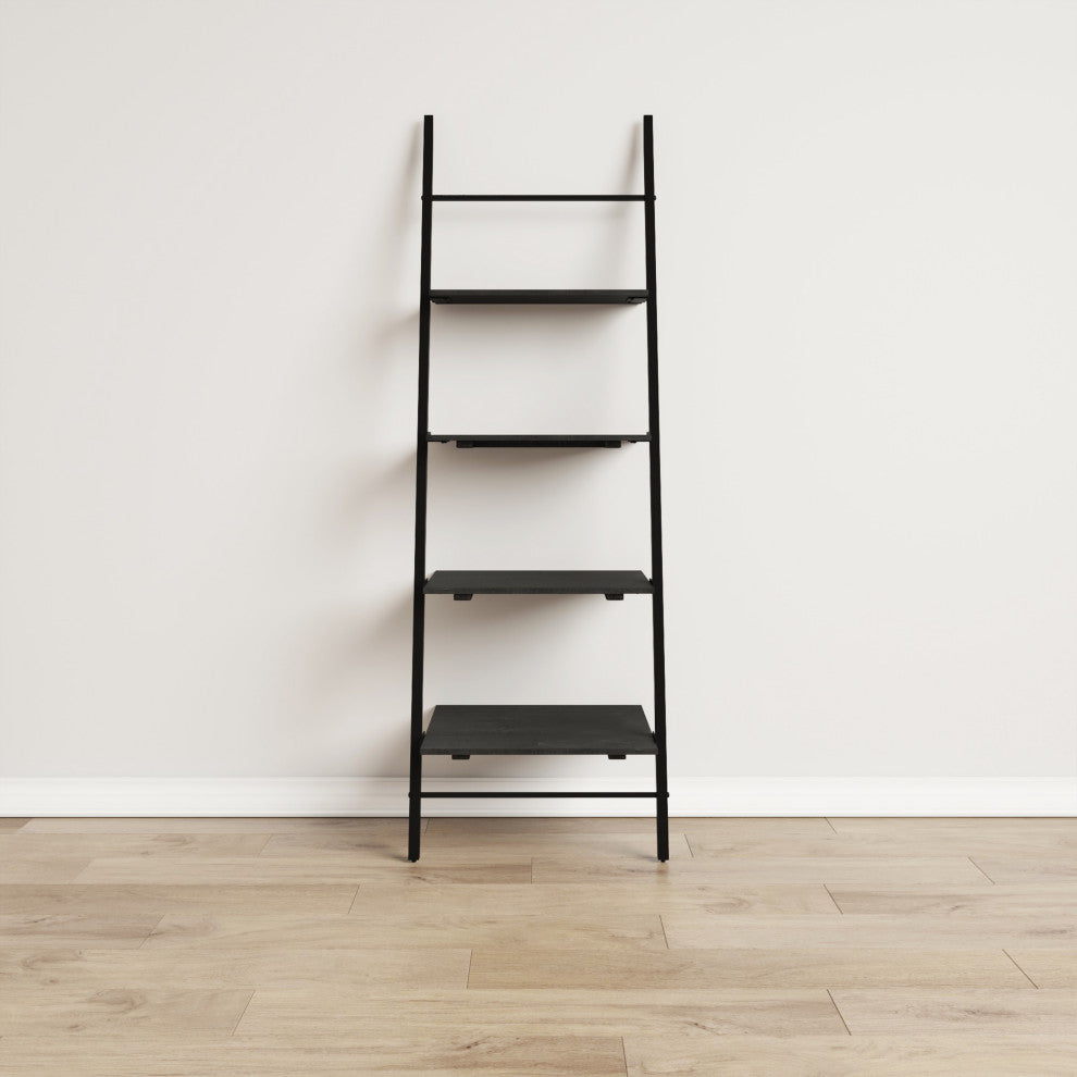 Claret Ladder Shelf, Black