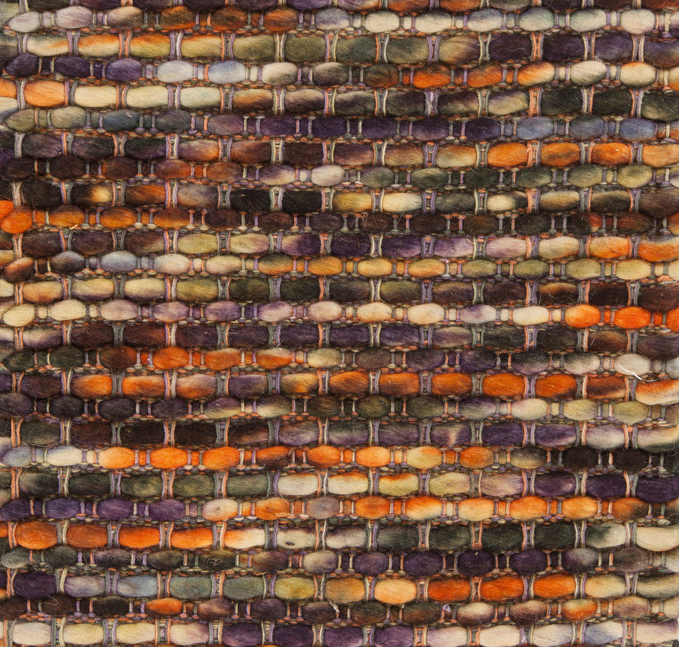 Argos Contemporary Area Rug, Orange, 5'x7'6"