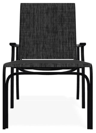 St. Catherine Sling 4-Position Outdoor Chaise Lounge, Augustine Shadow/Black