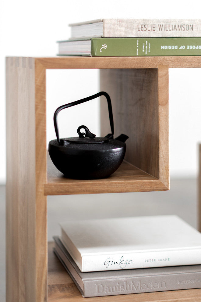 Zen Bookcase, Natural Walnut