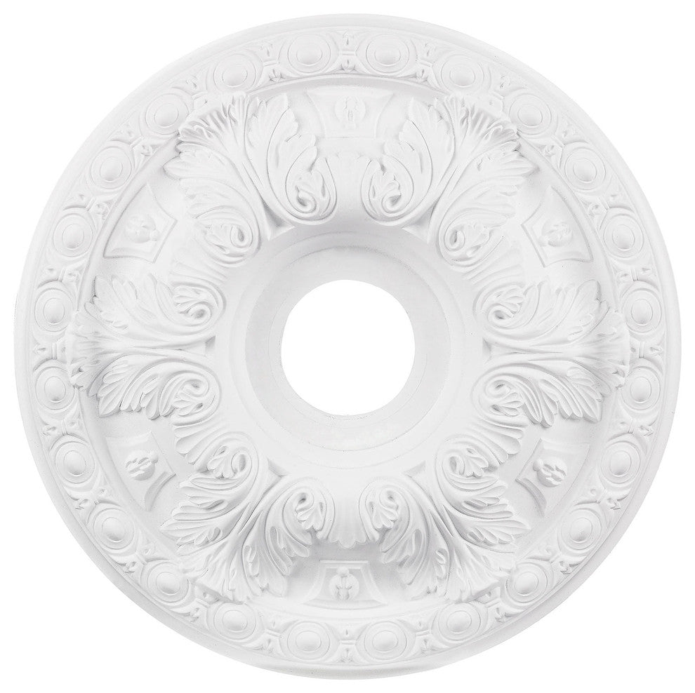 Pennington Light Medallion, White, 18"
