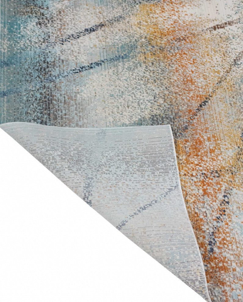 Noori Rug Low-Pile Webster Ivory/Rust Rug, 10'0"x14'0"