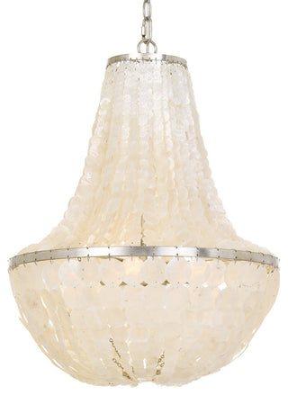 Brielle 6-Light Chandelier, Antique Silver