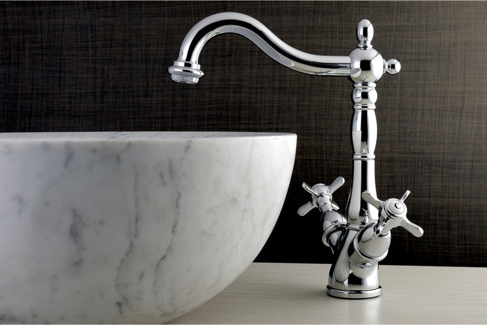 Kingston Brass Vessel Sink Faucet, Polished Chrome