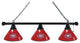 Holland Montreal Canadiens 3-Shade Billiard Light - Black Fixture