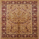 Ahgly Company Indoor Square Mid-Century Modern Area Rugs, 3' Square