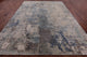 Wool and Silk Hand Knotted Abstract Rug 9' 2" X 12' 1" Q9030