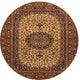 Ahgly Company Indoor Round Traditional Area Rugs, 3' Round