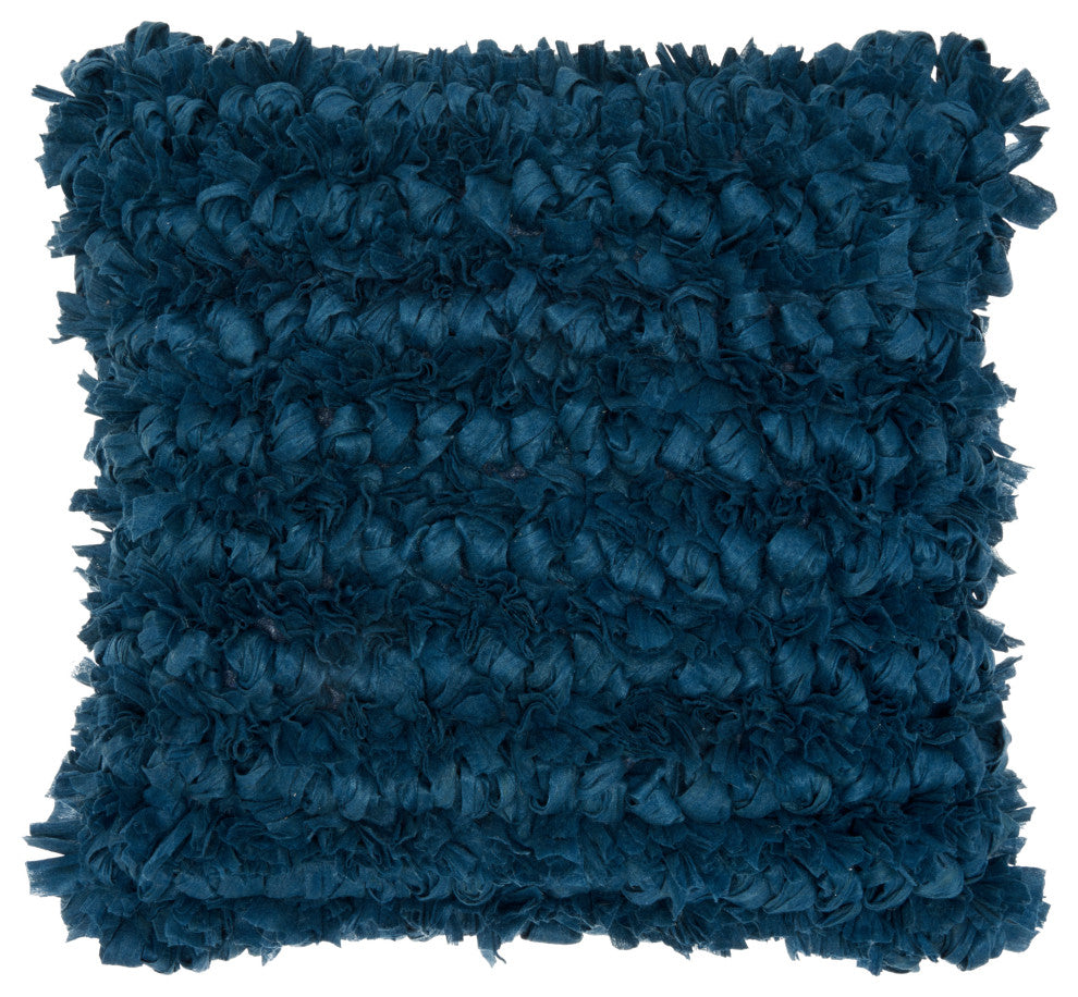Mina Victory DL658 Throw Pillow, Navy, 20" x 20"
