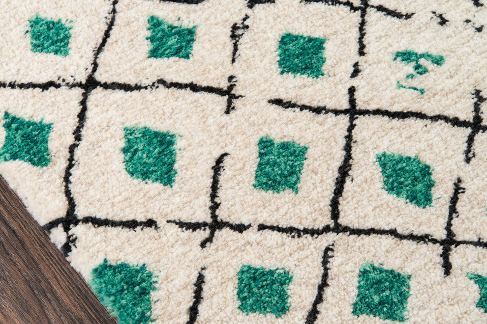 Bungalow Bun-2 Green Rug, 9'0"x12'0"