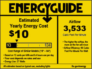 Fanimation FP7652 Kwad 52" 4 Blade Indoor LED Ceiling Fan - Black