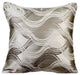Gray Decorative Throw Pillow Covers 24"x24" Silk PillowCase - Gray Trance