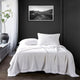 Stonewashed Cotton Waffle Weave Coverlet, 1 Piece, White, Twin