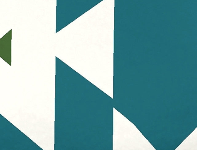 Patna Geometric Print Bath Towel, Teal