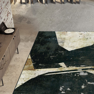 Geometric Collage I Abstract Art Area Rug, 7.5'x10.3'