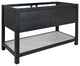 Solace Vanity Set with Palomar Vanity Top and Sink, Ash, Midnight Oak, 48"