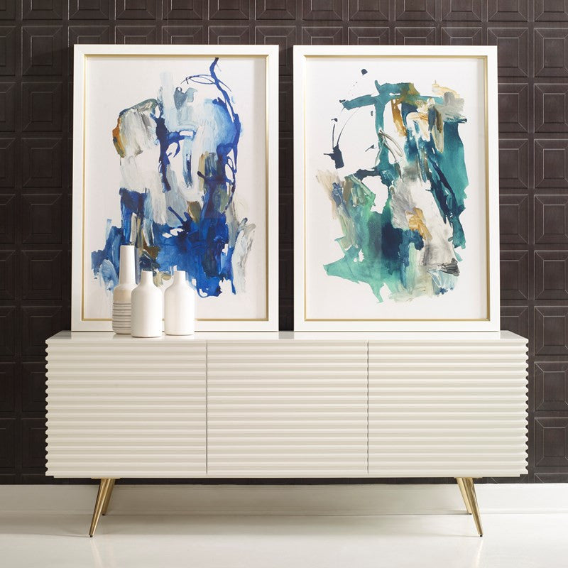 Ambella Home Collection - Corrugated Multi-Use Cabinet
