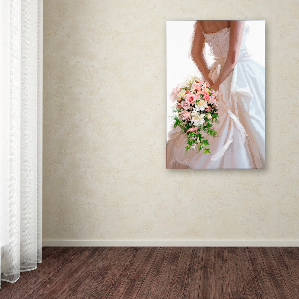 The Macneil Studio 'Wedding Dress' Canvas Art, 24"x16"