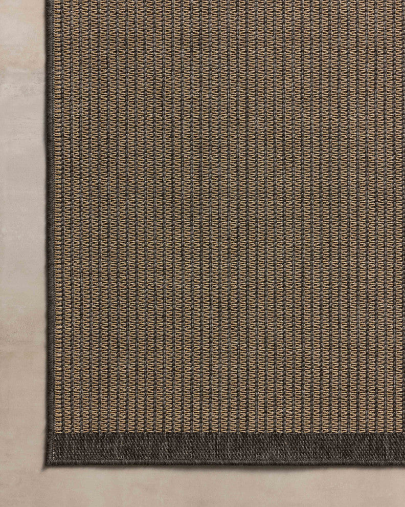 Chris Loves Julia x Loloi Providence Wheat / Charcoal 3'-9" x 5'-9" Accent Rug