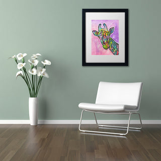 Dean Russo 'Giraffe' Framed Art, 16x20, Black Frame, White Mat