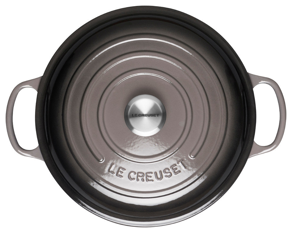 Le Creuset Signature Shallow Casserole, 26 cm, Flint