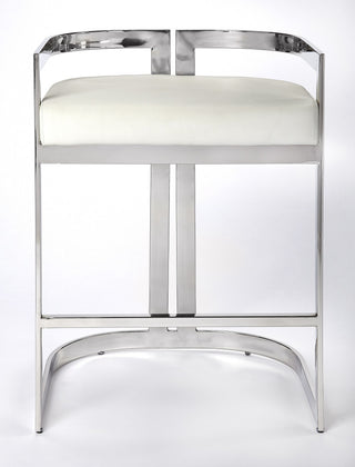 Clarence Faux Leather Counter Stool