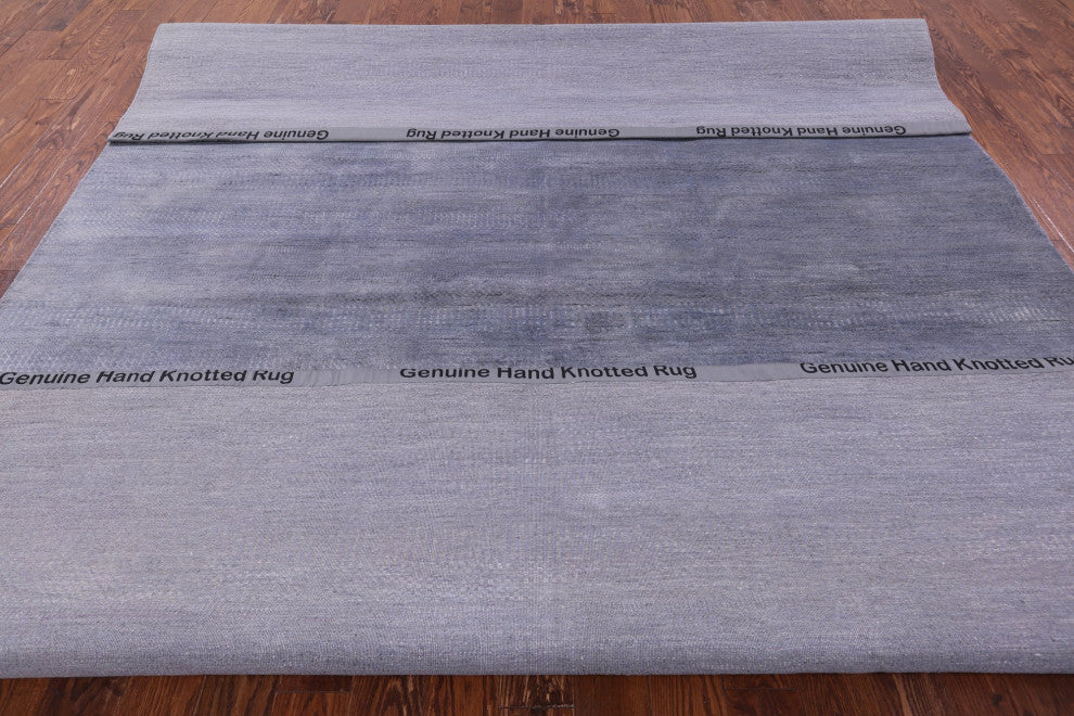 Savannah Grass Handmade Wool and Silk Rug 9' 2" X 12' 2" Q11445