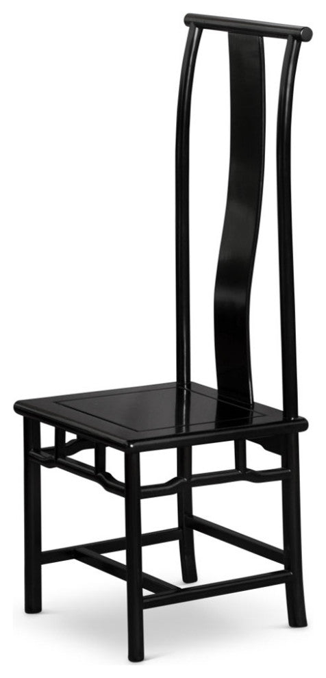 Black Rosewood Ming Chinese Tall Chair