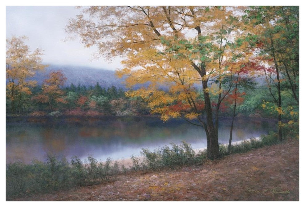 "Golden Autumn" Digital Paper Print by Diane Romanello, 38"x26"
