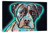 "Love Thy Boxer" Wrapped Canvas Art Print, 18x12x1.5