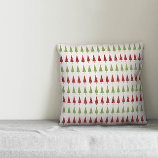 Christmas Tree Pattern 20"x20" Throw Pillow Cover