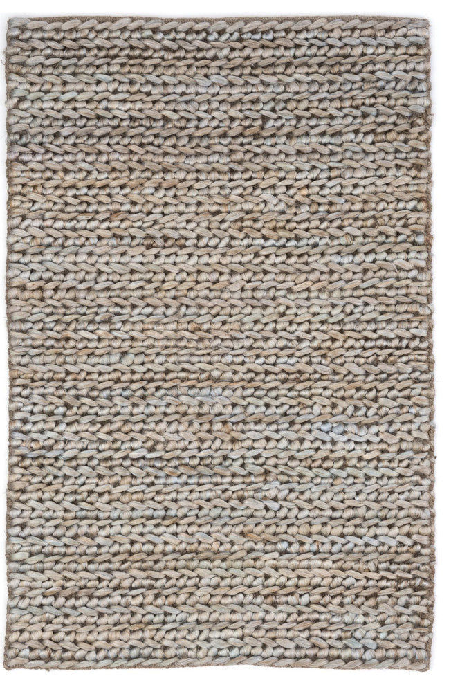 Dash & Albert Jute Handwoven Seaglass Rug, Blue, Runner-2'6" x 8'