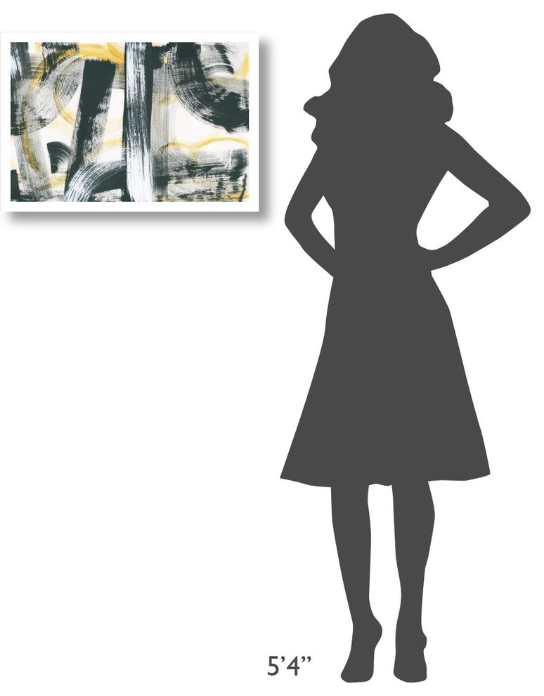 "LPs in 33" Digital Paper Print by Sue Schlabach, 26"x18"