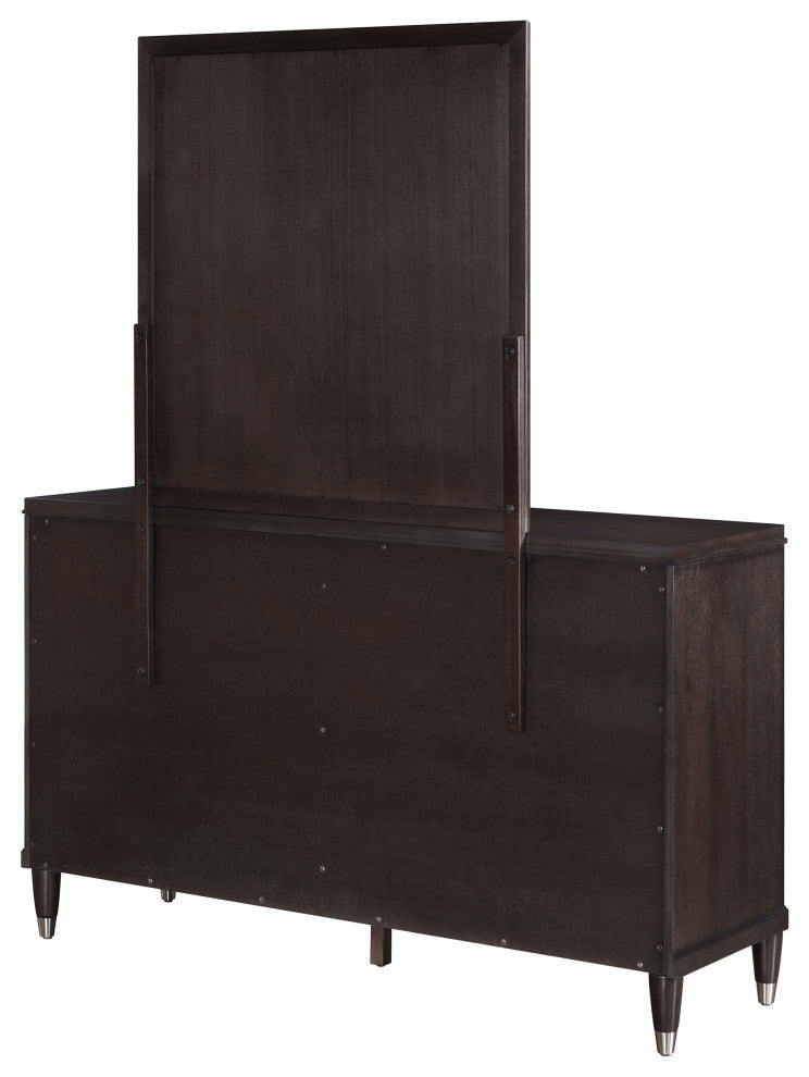 Emberlyn 6-drawer Dresser With Mirror Brown